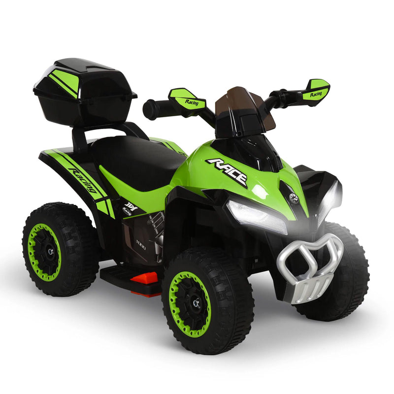 Mini Quad Elettrico per Bambini 6V Kid Go Deluxe Verde