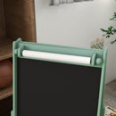 Lavagna per Bambini 3 in 1 54x46,5x93 cm con Cavalletto Verde