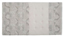 Testiera Letto Damasco 180x8x100 cm Poliestere Lino e Playwood