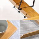 Tavolino Porta PC Computer da Letto Divano Reclinabile in legno