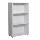 Libreria 3 Ripiani 70x29,8x119 cm in Truciolare Nobilitato Bianca