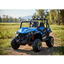 Macchina Elettrica per Bambini Licenza Ufficiale Polar 24V Fuoristrada 2 Posti Blue