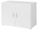 Mobiletto 2 Ante 90x45x66 cm in MDF Bianco