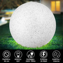 Lampada Sfera Giardino 40cm Luce Illuminazione Esterno Attacc E27 Effetto Pietra