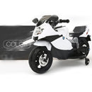 Moto Motocicletta Elettrica per Bambini 6V Kidfun Sportiva Bianca