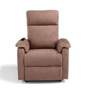 Poltrona Alzapersona Elettrica 2 Motori 76x87x102 cm in Tessuto Manhattan