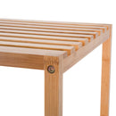 Scaffale Portaoggetti in Bambù a 5 Ripiani 36x36x145 cm 