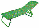 Set 2 Lettini Prendisole da Giardino per Bambini in Acciaio Soriani Oxford Dinosauri