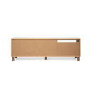Porta TV Menorca 56A bianco rovere naturale 149,6x35x50 h