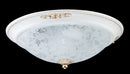 Plafoniera Ceiling & Wall in Metallo Diametrik Bianco con Oro