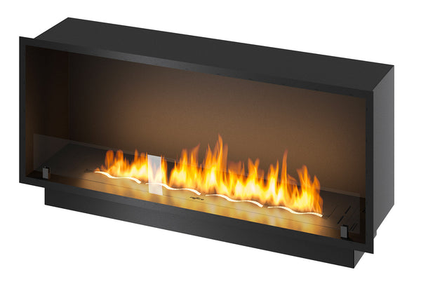 Camino a Bioetanolo da Incasso 124,4x59,4x30 cm Inside 1200 Slim Nero con Vetro online