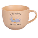 Tazza Ø11,5x9 cm in New Bone China VdE Tivoli 1996 Lazy "il mio regno x un altro minuto"