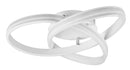 Plafoniera da Interno a LED in Metallo Bianco Opaco