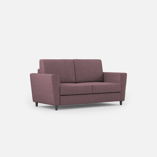 Divano 2 Posti 152x85x85 cm Yasel in Tessuto Prugna sconto