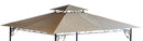 Tetto di Ricambio per Gazebo Riccioli Ferro 3x3m Beige