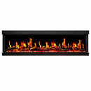Camino Elettrico da Incasso a Parete 127x24x52 cm Detroit LED RGB e APP  