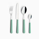 Servizio Set di Posate 24 pezzi in Acciaio Inox Eme Brio Verde 50