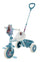 Triciclo a Pedali Primi Passi per Bambini con Maniglione Genitoriale Rimovibile e Vano Contenitore Disney Frozen Azzurro