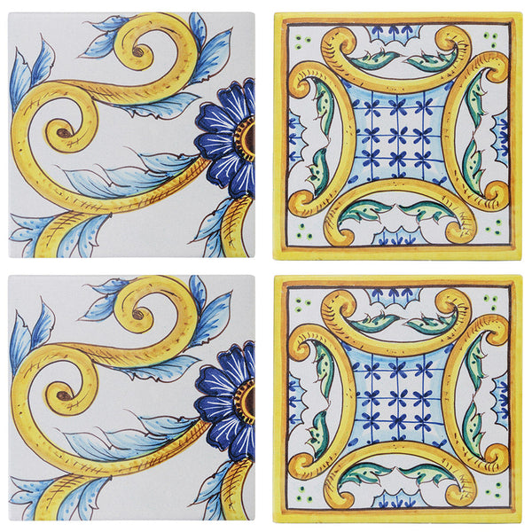 Sottopentola 16x16x1 cm in Ceramica VdE Tivoli 1996 Le Riggiole sconto