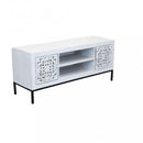 Mobile TV Clifford 130x40x55 h cm in Legno Marrone