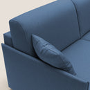 Divano Letto 2 Posti 149x90x96 cm in Tessuto Blu