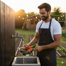 Rubinetto Colorato per Fontana da Giardino in Ottone Belfer RUB/022 Tortora