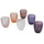 Set mit 6 Wassergläsern Castle Provence in Villa d'Este Home Tivoli Purple Glass