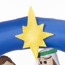 Presepe di Natale Gonfiabile 206x95x157 cm con Luci LED