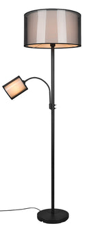 Piantana da Interno Attacco E27 in Metallo Nero Opaco