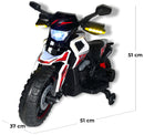 Moto Elettrica per Bambini 12V Snake Bianca