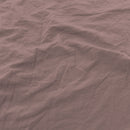 Set Lenzuola Sopra Sotto e 2 Federe Linea Water Washed Rosa Antico