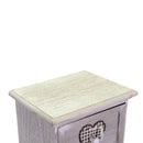 Cassettiera in Legno 4 Cassetti 29x22H71,5cm Demetra Cuore