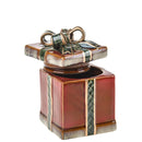 Set 2 Pacco Regalo Contenitore 10X10 cm Rosso