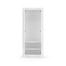 Armadio Guardaroba con Appendiabiti e Ripiani 78x30x186,5 cm Linea Basic Bianco Lucido