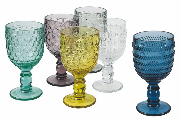 acquista Set mit 6 Glaskelchen 280 ml Villa d'Este Home Tivoli Geometries