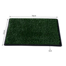 Lettiera per Cani con Erba Sintetica in Plastica PP 51x76x3 cm 