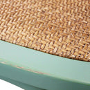 Sedia Cross 46x42x87 cm  in Legno Verde