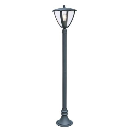 prezzo Gartenmastlampe E27 60W aus grauem Sovil-Aluminium