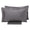 Bettbezug für Doppelbett mit Tasche und Kissenbezügen, einfarbig Garrini Clarice Grey