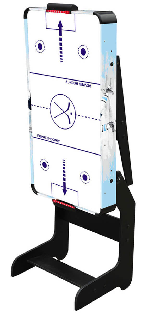 Air Hockey Pieghevole 91,4x50,2x66 cm Bianco