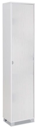 Armadio 1 Anta 43x190x29 cm Bianco Fiammato