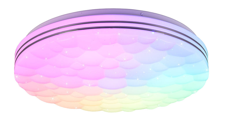 Plafoniera da Interno a LED in Plastica Bianco Opaco