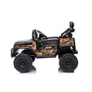 Macchina Elettrica per Bambini Fuoristrada Toyota Fj Cruiser 12V Telecomando Ruote in Gomma e Sedile in Pelle Nero e Mimetico