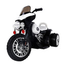 Moto Elettrica Polizia per Bambini 6V Police Nera 