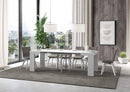 Tavolo Allungabile 90-246x90x77 cm Roxell bianco frassino