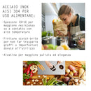 Tagliere Spianatoia per Alimenti Professionale con Alzatina 100x50 AISI 304 