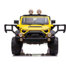 Macchina Elettrica per Bambini 2 Posti Maxi Fuoristrada 12V Gialla