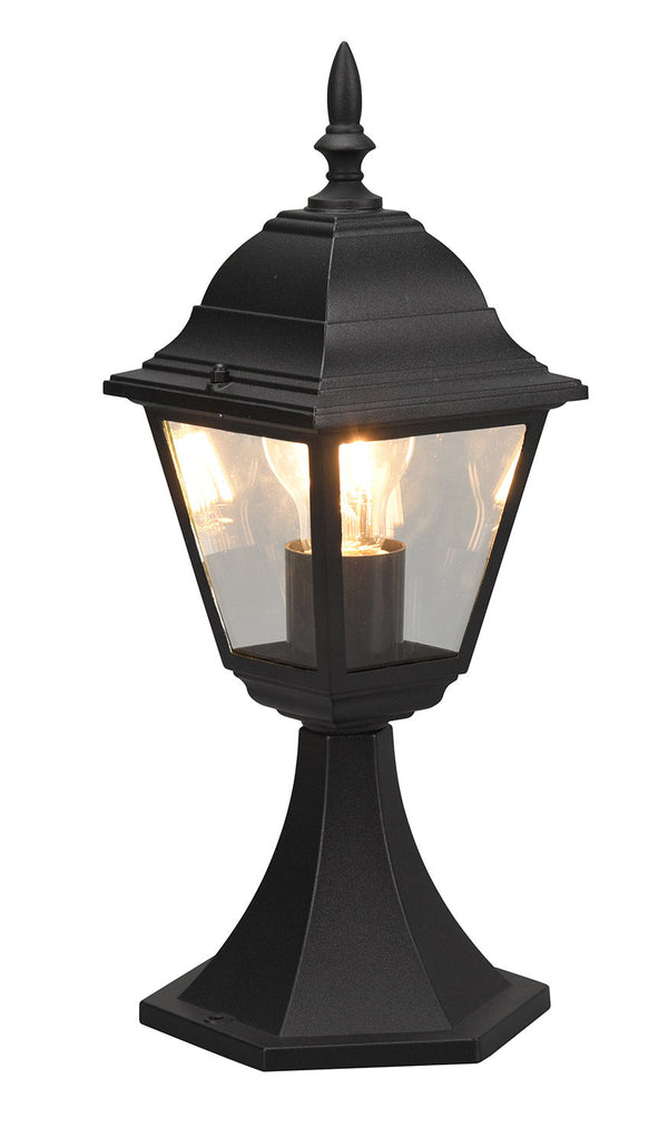 online Lampada Palo da Esterno Attacco E27 in Alluminio Nero Opaco