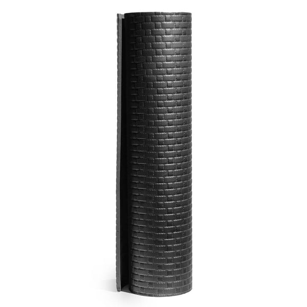 sconto Fitness Yogamatte 173 x 61 cm Dicke 8 mm Schwarz