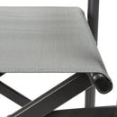 Sedia Pieghevole Regista 53x55x85 cm in Alluminio Revo Grigia